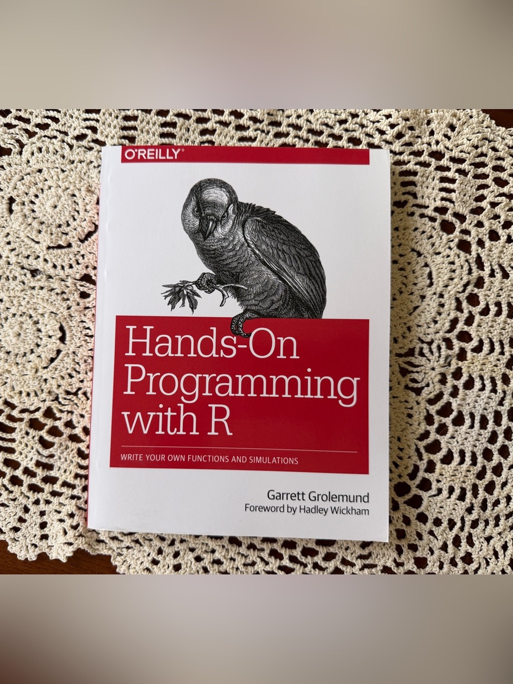 O'Reilly Hands-On Programming with R - White and Red Cover